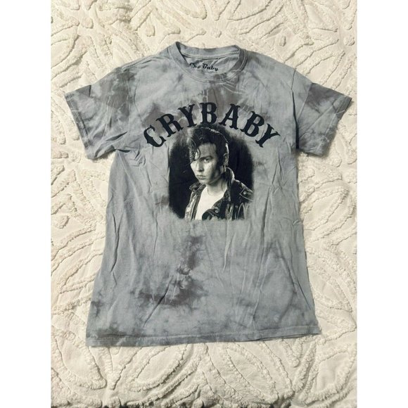 Retro Johnny Depp Cry-Baby Shirt Boxy Boyfriend Short Sleeve Graphic Tee - Picture 5 of 5
